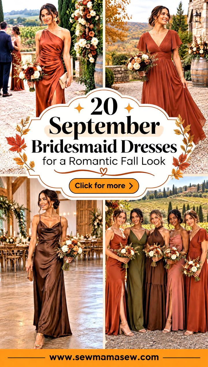 20 September Bridesmaid Dresses for a Romantic Fall Look - 20 September Bridesmaid Dresses for a Romantic Fall Look
