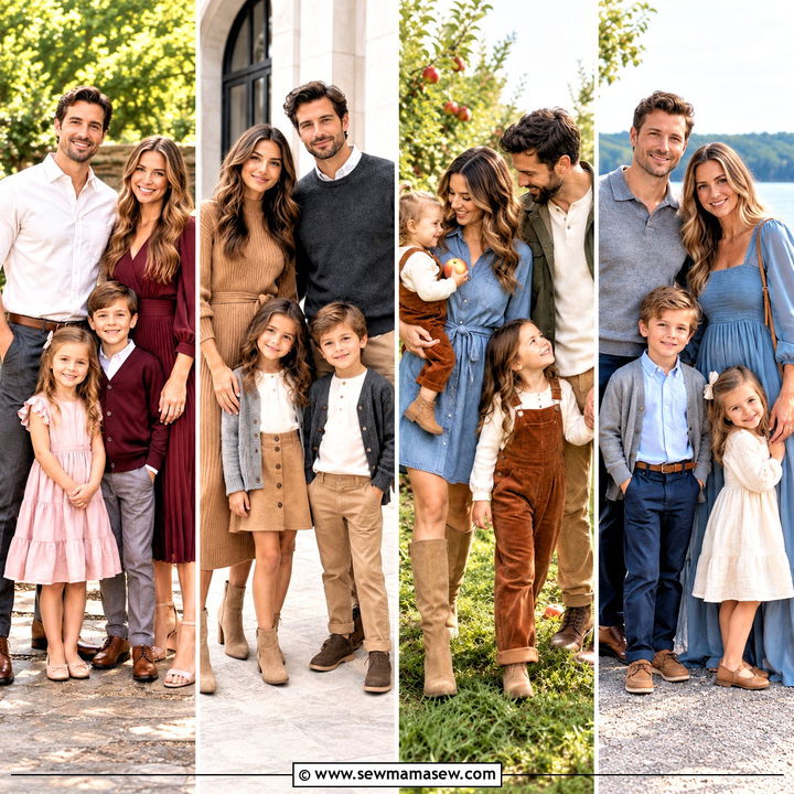 20 September Family Photos Outfits for Warm Fall Memories