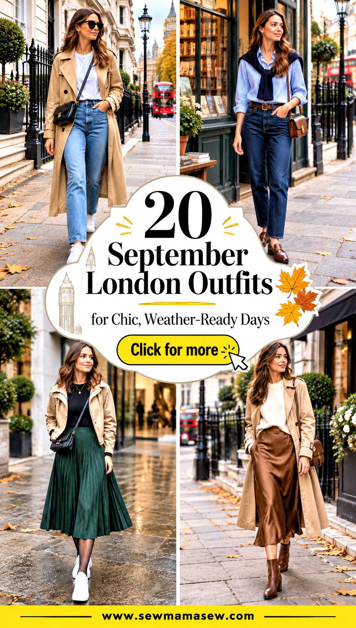 20 September London Outfits for Chic Weather-Ready Days - 20 September London Outfits for Chic, Weather-Ready Days