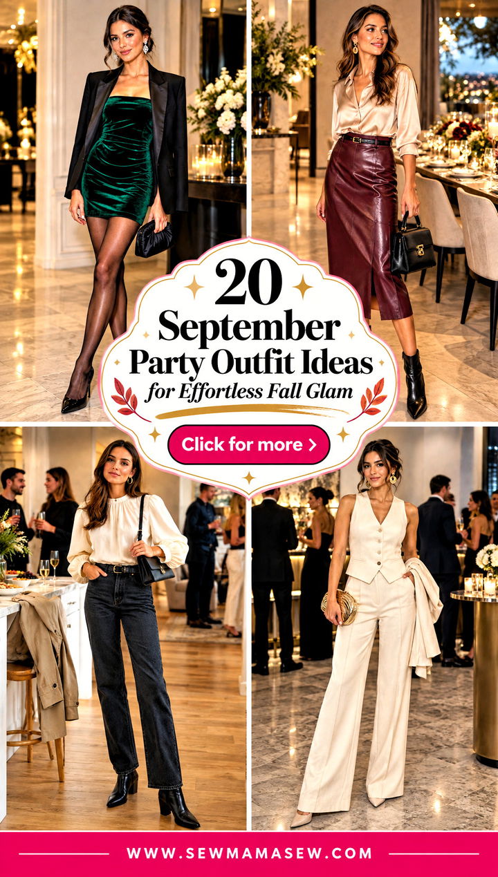 20 September Party Outfit Ideas for Effortless Fall Glam - 20 September Party Outfit Ideas for Effortless Fall Glam