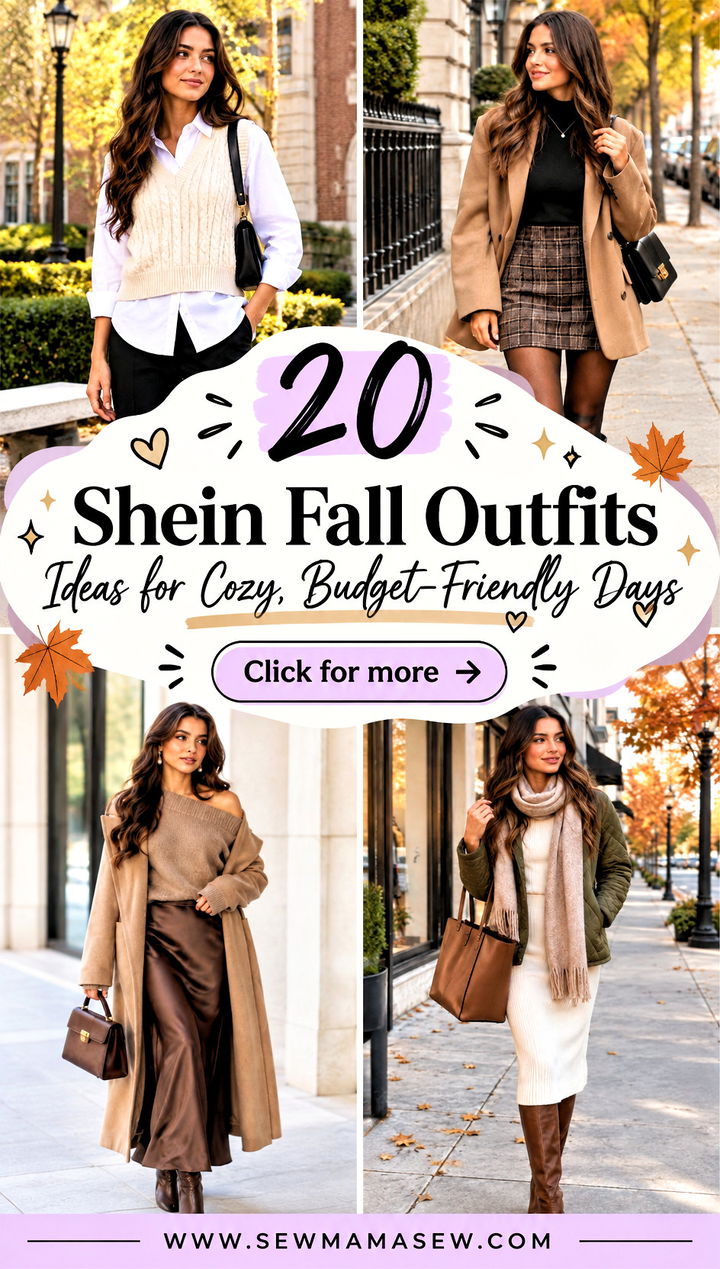20 Shein Fall Outfits Ideas for Cozy Budget-Friendly Days - 20 Shein Fall Outfits Ideas for Cozy, Budget-Friendly Days