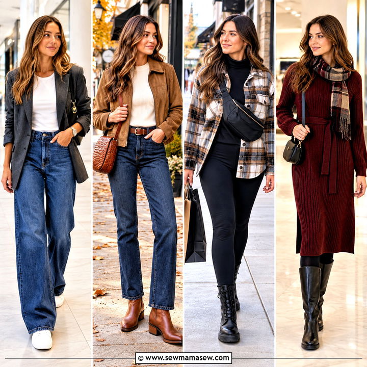 20 Shopping Outfit Autumn Ideas for Cozy Weekend Style