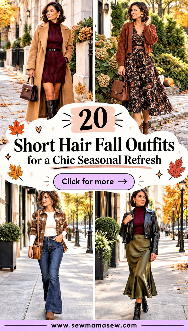 20 Short Hair Fall Outfits for a Chic Seasonal Refresh - 20 Short Hair Fall Outfits for a Chic Seasonal Refresh