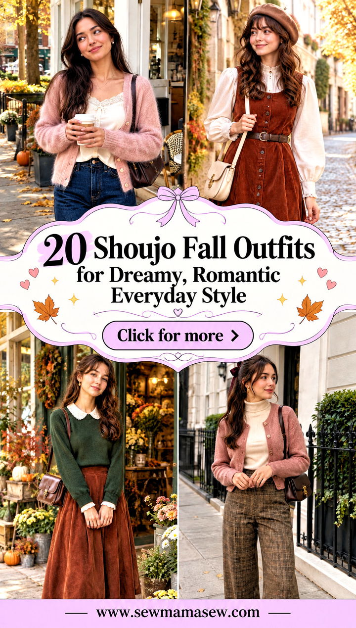 20 Shoujo Fall Outfits for Dreamy Romantic Everyday Style - 20 Shoujo Fall Outfits for Dreamy, Romantic Everyday Style