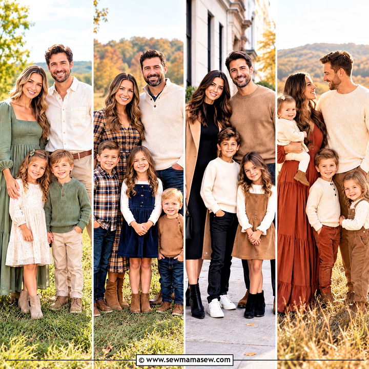20 Simple Fall Family Photo Outfits for Sweet, Cozy Memories