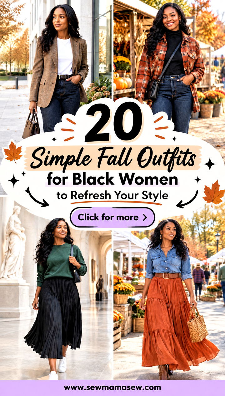 20 Simple Fall Outfits for Black Women to Refresh Your Style - 20 Simple Fall Outfits for Black Women to Refresh Your Style