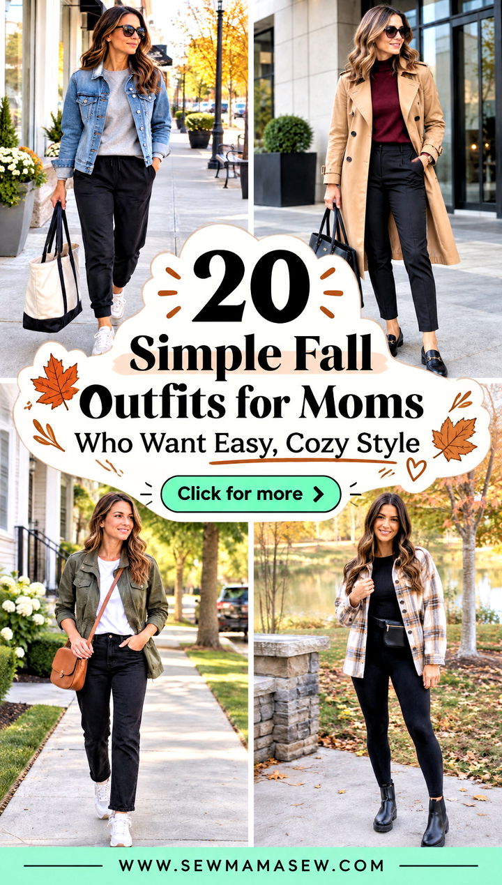 20 Simple Fall Outfits for Moms Who Want Easy Cozy Style - 20 Simple Fall Outfits for Moms Who Want Easy, Cozy Style