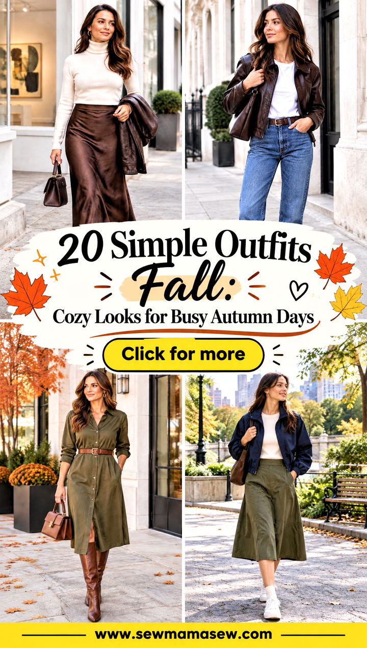 20 Simple Outfits Fall Cozy Looks for Busy Autumn Days - 20 Simple Outfits Fall: Cozy Looks for Busy Autumn Days