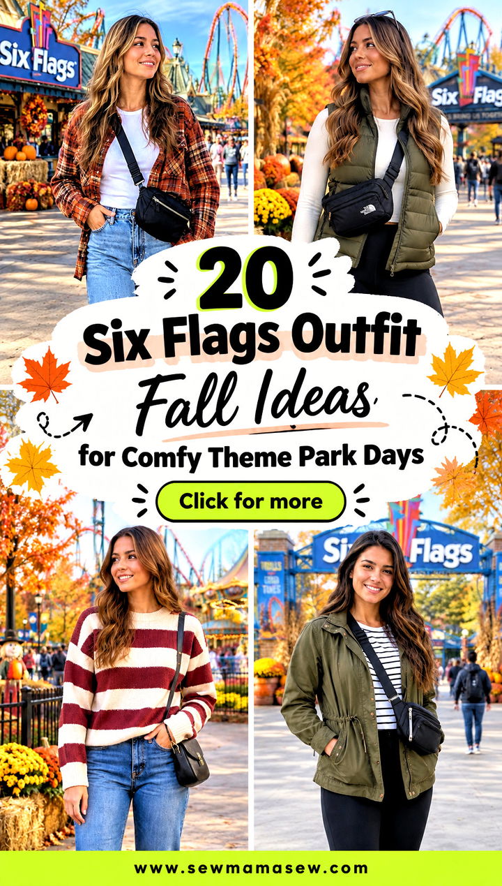 20 Six Flags Outfit Fall Ideas for Comfy Theme Park Days - 20 Six Flags Outfit Fall Ideas for Comfy Theme Park Days