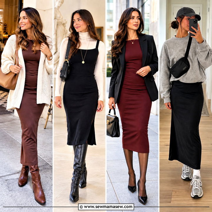 20 Skims Dress Fall Outfit Ideas for Cozy Chic Layering
