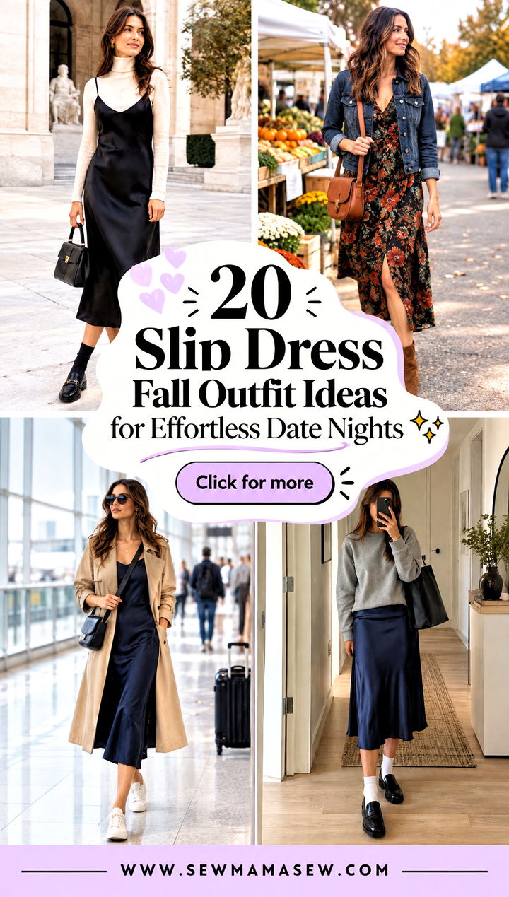 20 Slip Dress Fall Outfit Ideas for Effortless Date Nights - 20 Slip Dress Fall Outfit Ideas for Effortless Date Nights