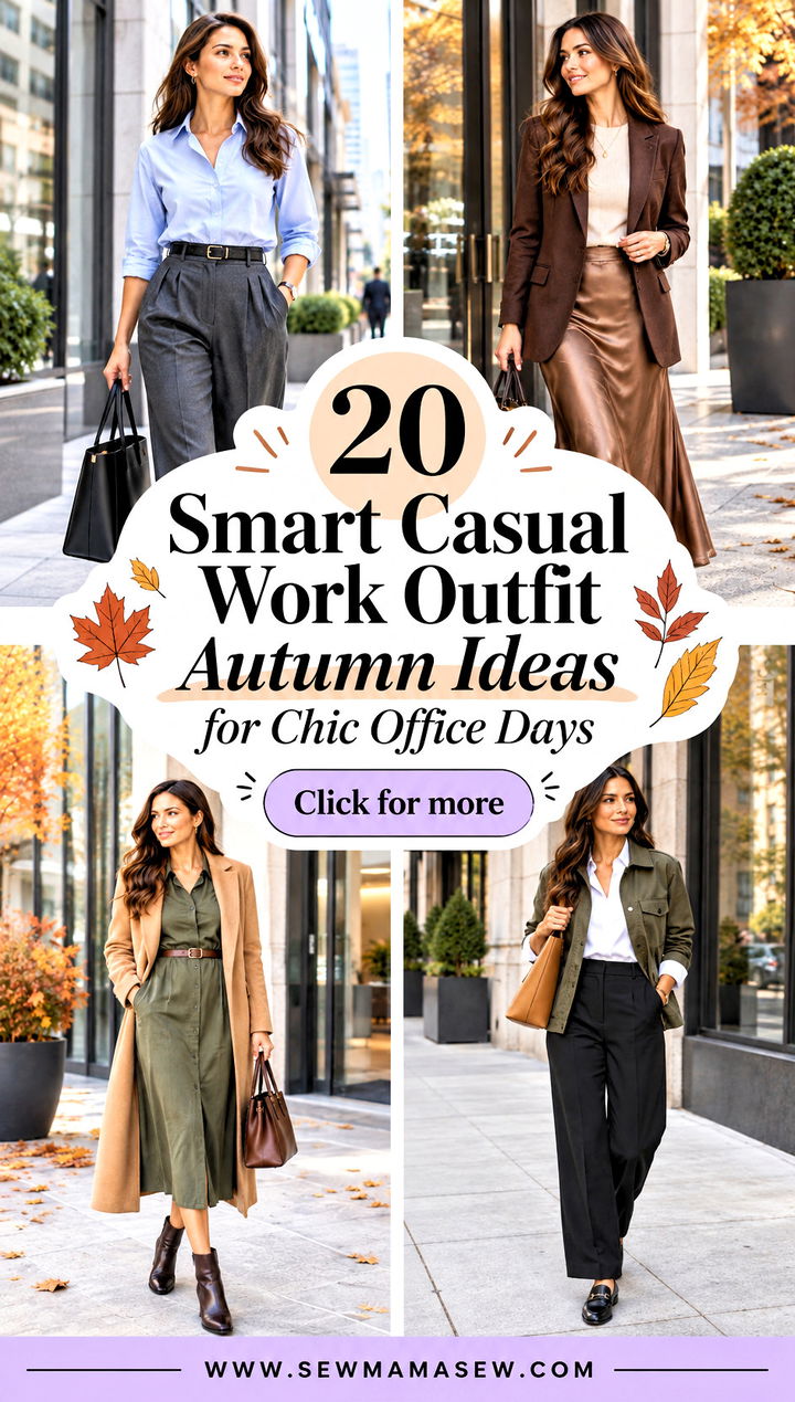 20 Smart Casual Work Outfit Autumn Ideas for Chic Office Days - 20 Smart Casual Work Outfit Autumn Ideas for Chic Office Days