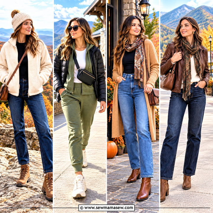20 Smoky Mountains Outfits Fall Ideas for Cozy Scenic Trips