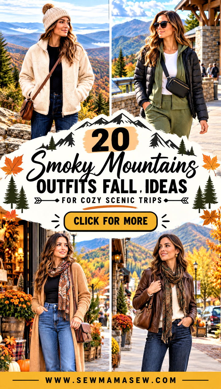 20 Smoky Mountains Outfits Fall Ideas for Cozy Scenic Trips - 20 Smoky Mountains Outfits Fall Ideas for Cozy Scenic Trips