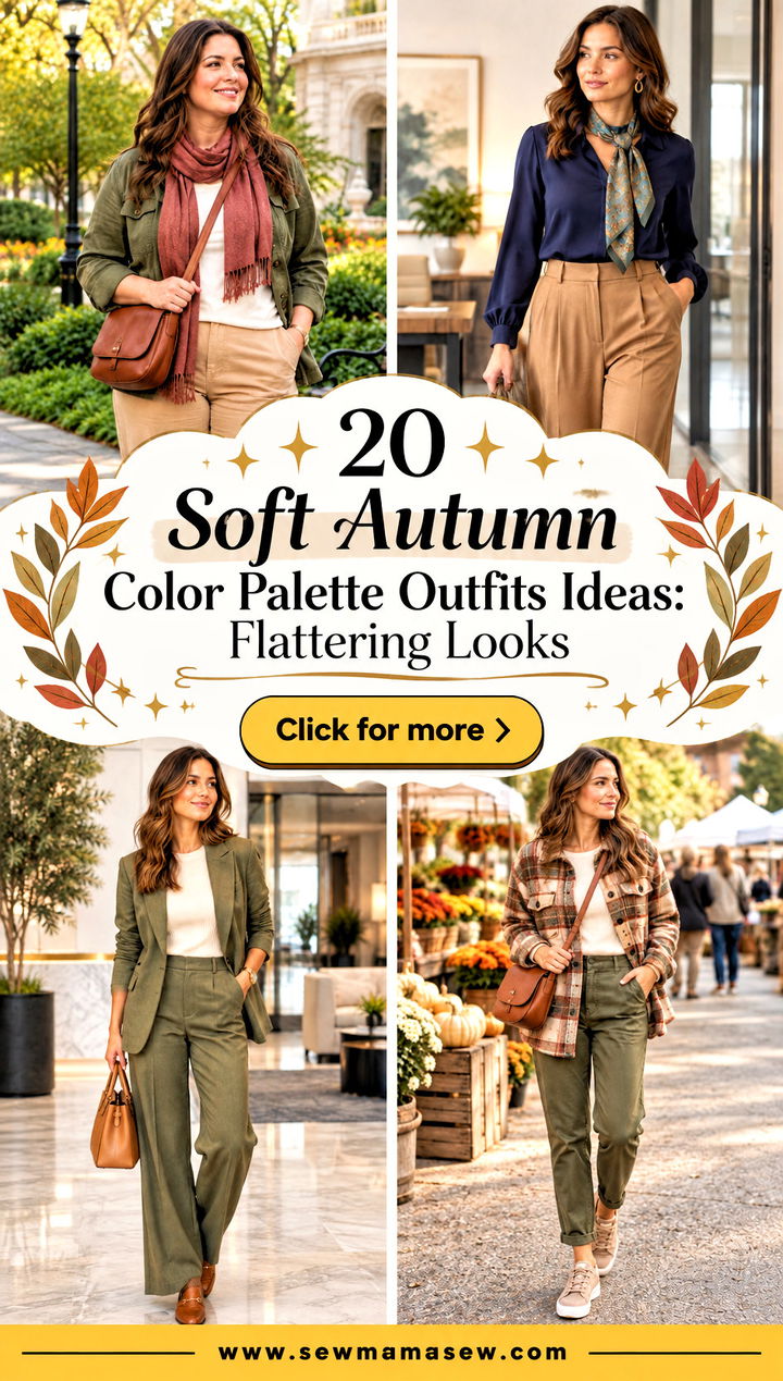 20 Soft Autumn Color Palette Outfits Ideas Flattering Looks - 20 Soft Autumn Color Palette Outfits Ideas: Flattering Looks