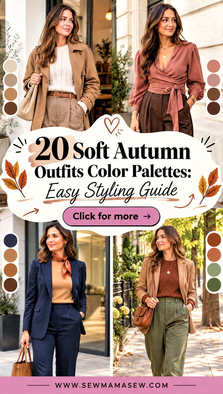 20 Soft Autumn Outfits Color Palettes Easy Styling Guide - 20 Soft Autumn Outfits Color Palettes: Easy Styling Guide