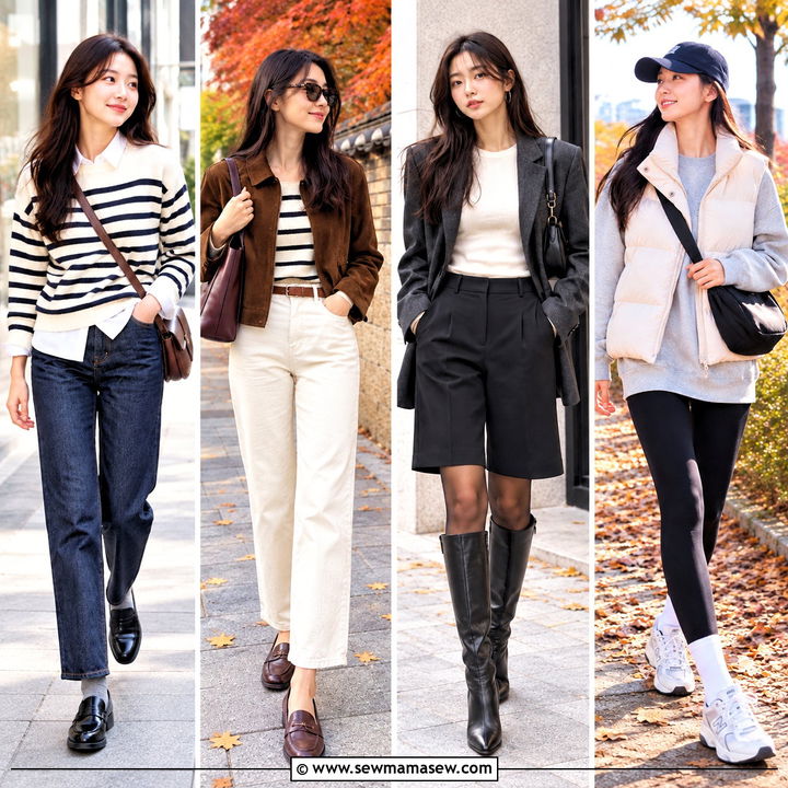 20 South Korea Autumn Outfit Ideas for Women: Chic Travel Looks