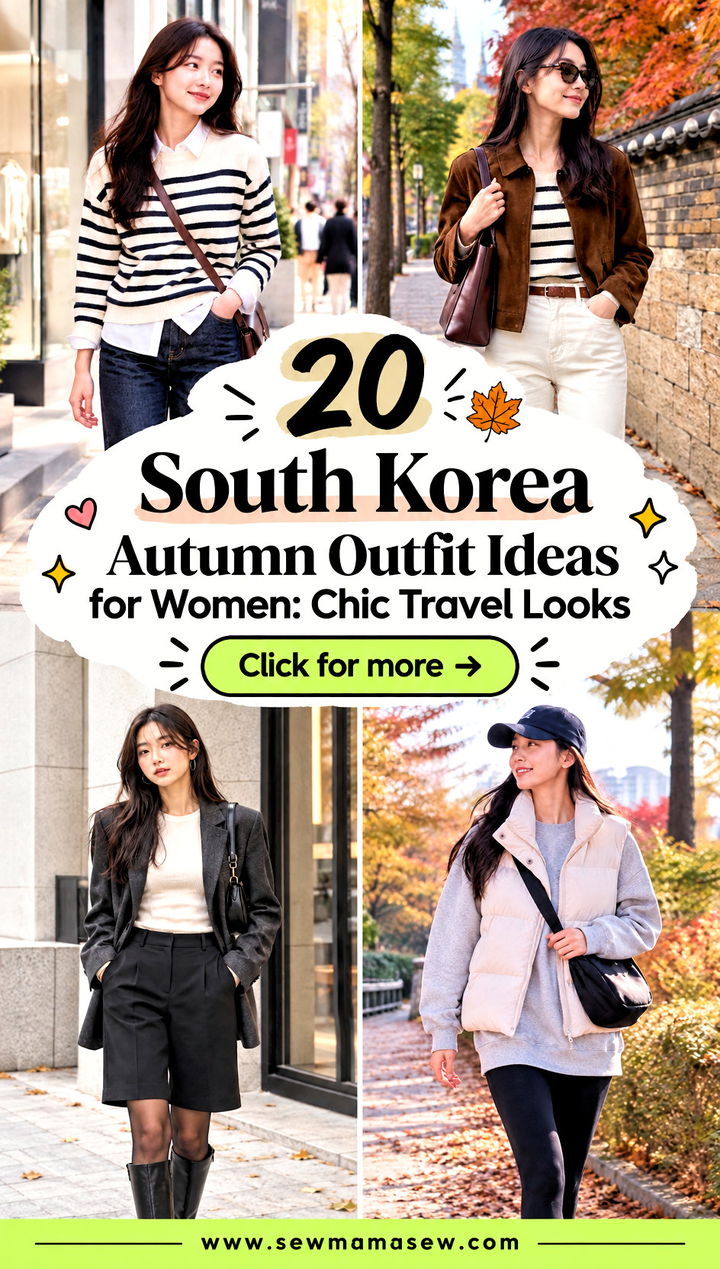 20 South Korea Autumn Outfit Ideas for Women Chic Travel Looks - 20 South Korea Autumn Outfit Ideas for Women: Chic Travel Looks