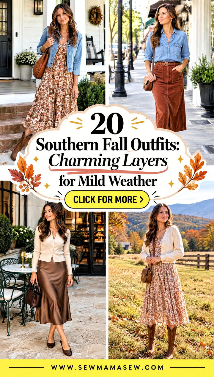 20 Southern Fall Outfits Charming Layers for Mild Weather - 20 Southern Fall Outfits: Charming Layers for Mild Weather