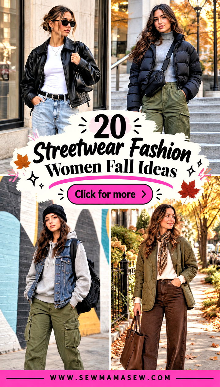 20 Streetwear Fashion Women Fall Ideas Chic Everyday Looks - 20 Streetwear Fashion Women Fall Ideas: Chic Everyday Looks