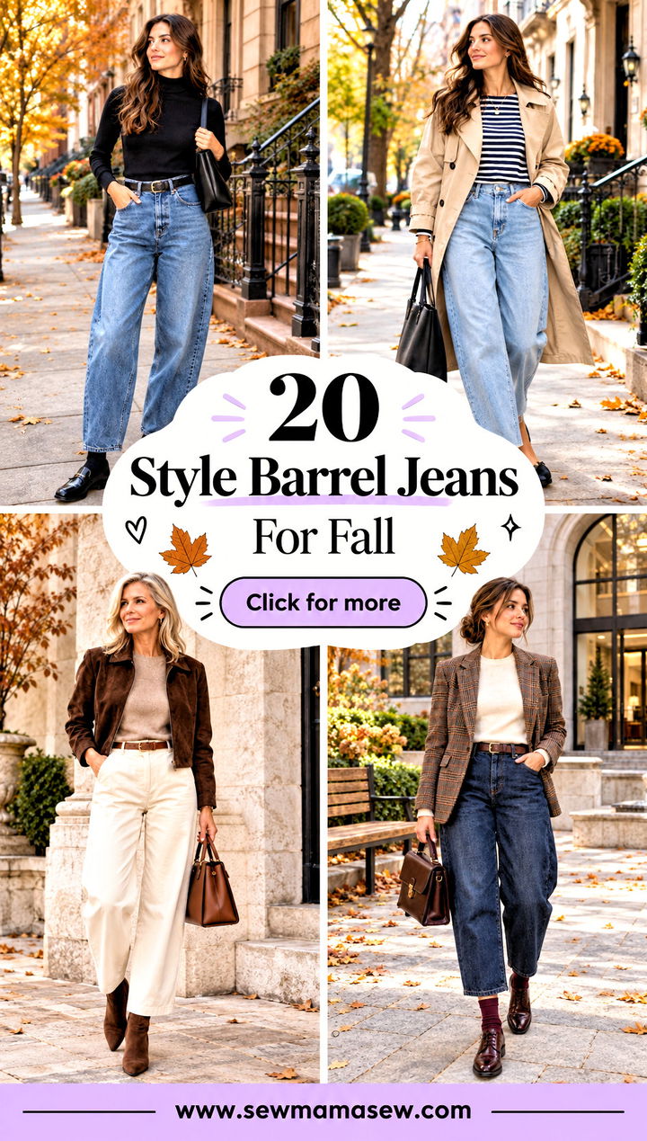 20 Style Barrel Jeans For Fall Fresh Looks for Cool Days - 20 Style Barrel Jeans For Fall: Fresh Looks for Cool Days