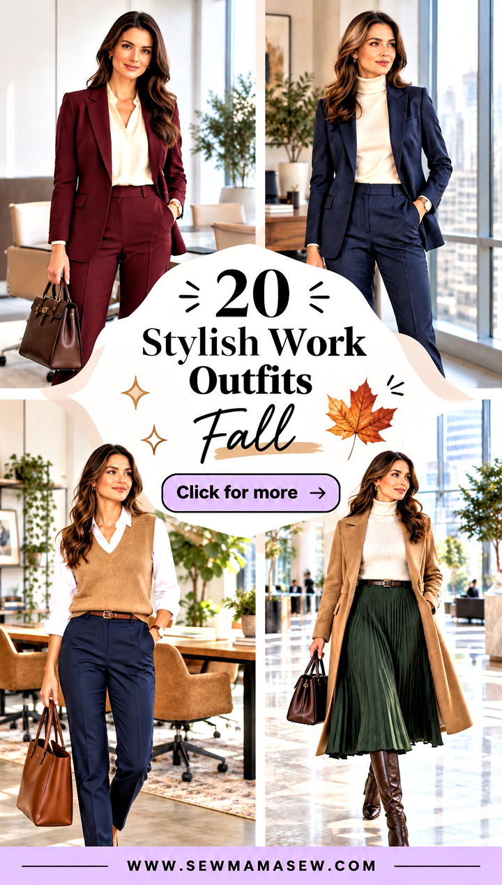20 Stylish Work Outfits Fall Polished Looks for Busy Days - 20 Stylish Work Outfits Fall: Polished Looks for Busy Days