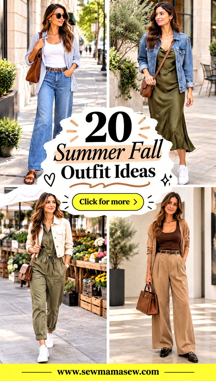20 Summer Fall Outfit Ideas Fresh Layers for Changing Days - 20 Summer Fall Outfit Ideas: Fresh Layers for Changing Days