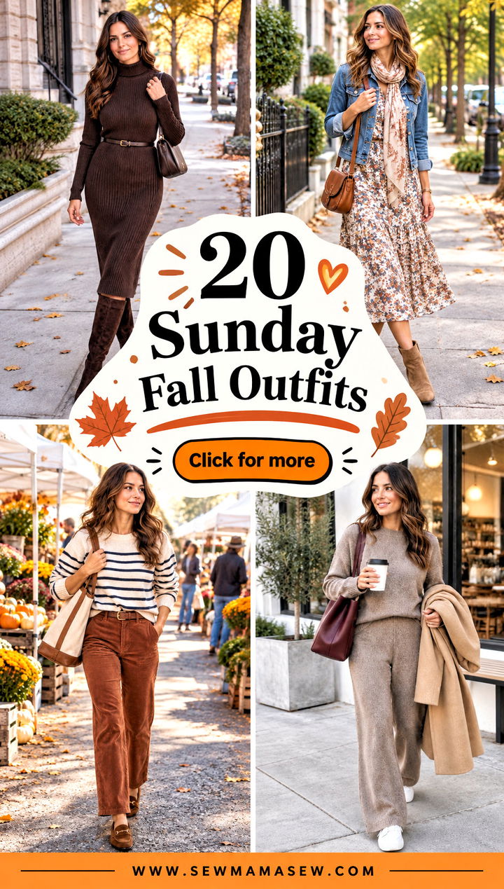 20 Sunday Fall Outfits Cozy Looks for Relaxed Weekend Plans - 20 Sunday Fall Outfits: Cozy Looks for Relaxed Weekend Plans