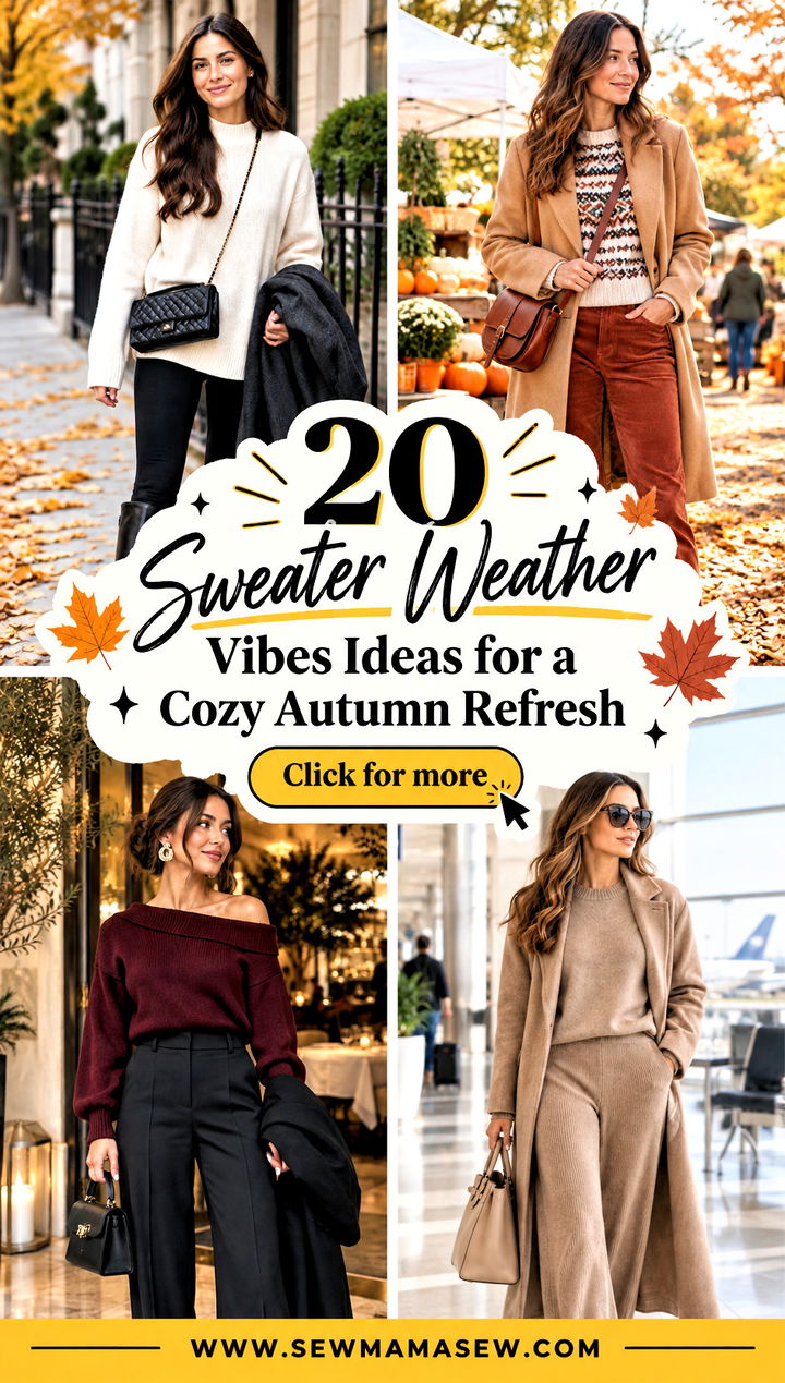 20 Sweater Weather Vibes Ideas for a Cozy Autumn Refresh - 20 Sweater Weather Vibes Ideas for a Cozy Autumn Refresh