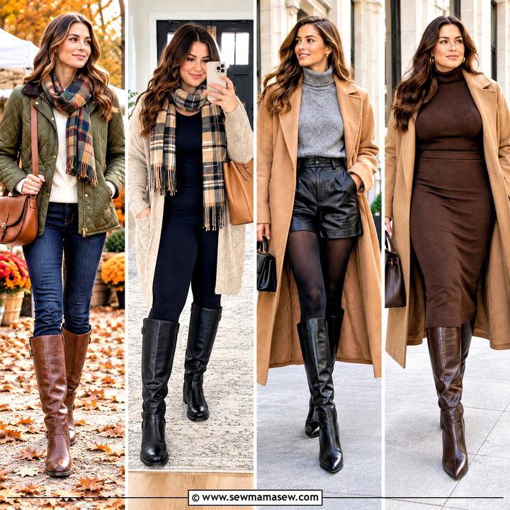 20 Tall Boot Fall Outfits for Effortlessly Chic Weekends