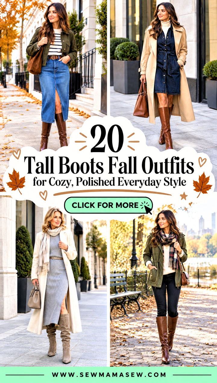 20 Tall Boots Fall Outfits for Cozy Polished Everyday Style - 20 Tall Boots Fall Outfits for Cozy, Polished Everyday Style