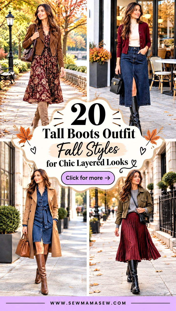 20 Tall Boots Outfit Fall Styles for Chic Layered Looks - 20 Tall Boots Outfit Fall Styles for Chic Layered Looks