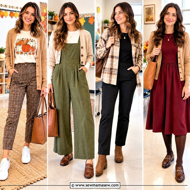 20 Teacher Thanksgiving Outfits for Cozy Classroom Style