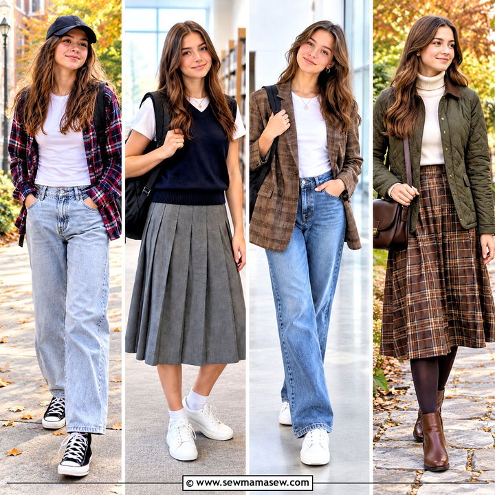 20 Teen Girl Fall Outfits for Cute, Comfy School-Day Style