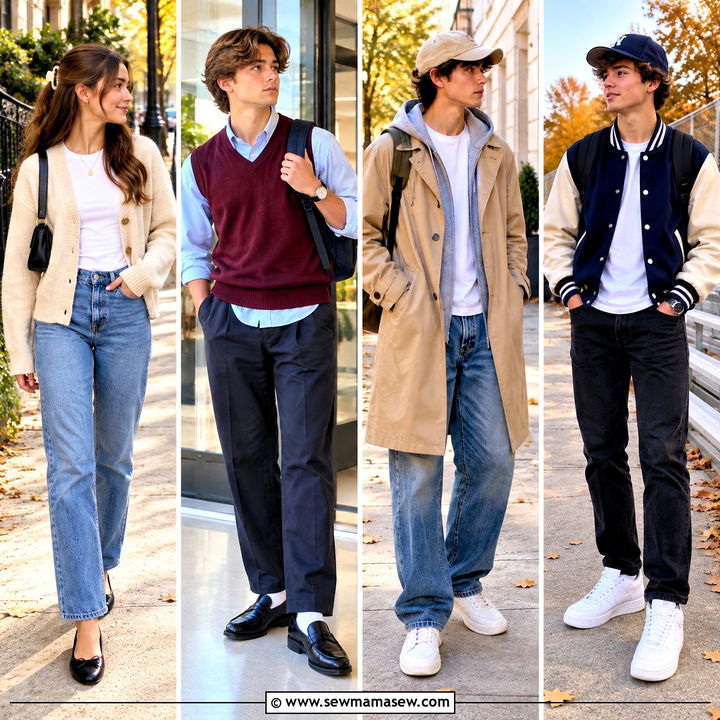 20 Teenage Fall Outfits for Cozy, Effortless School Style