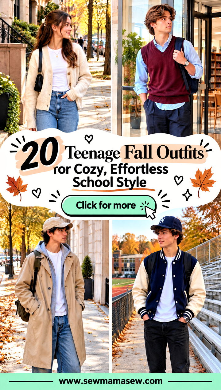 20 Teenage Fall Outfits for Cozy Effortless School Style - 20 Teenage Fall Outfits for Cozy, Effortless School Style
