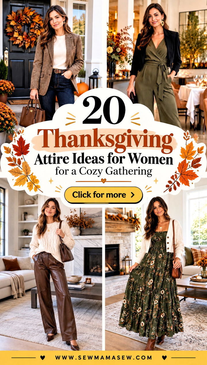 20 Thanksgiving Attire Ideas for Women for a Cozy Gathering - 20 Thanksgiving Attire Ideas for Women for a Cozy Gathering