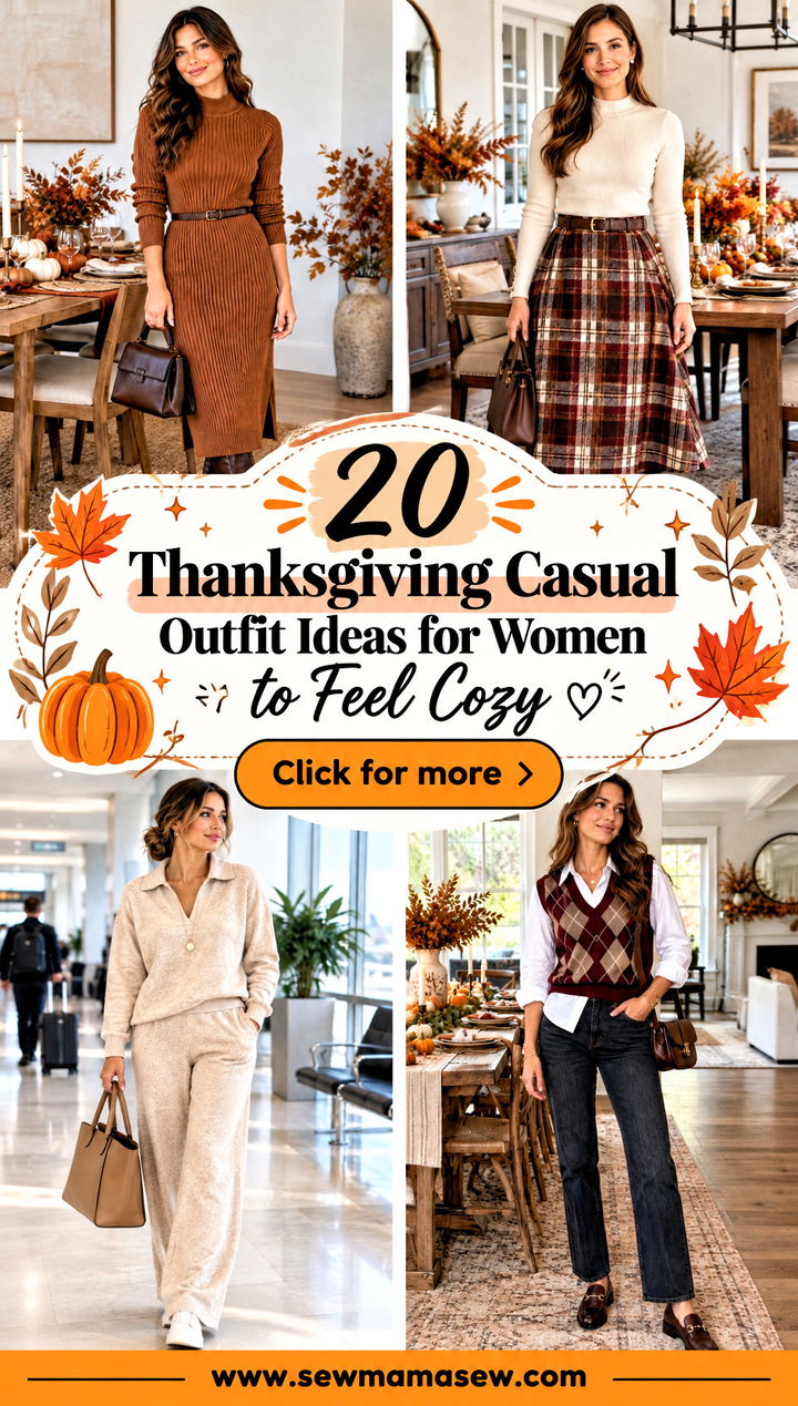 20 Thanksgiving Casual Outfit Ideas for Women to Feel Cozy - 20 Thanksgiving Casual Outfit Ideas for Women to Feel Cozy
