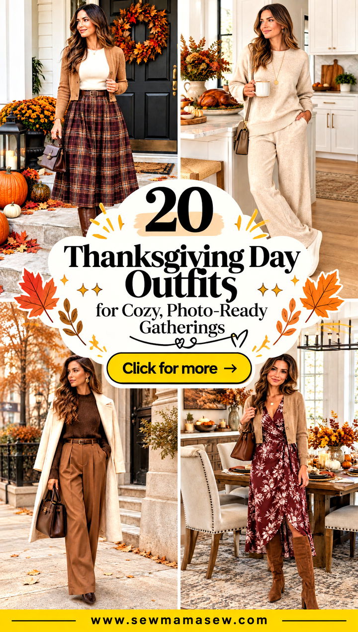 20 Thanksgiving Day Outfits for Cozy Photo-Ready Gatherings - 20 Thanksgiving Day Outfits for Cozy, Photo-Ready Gatherings