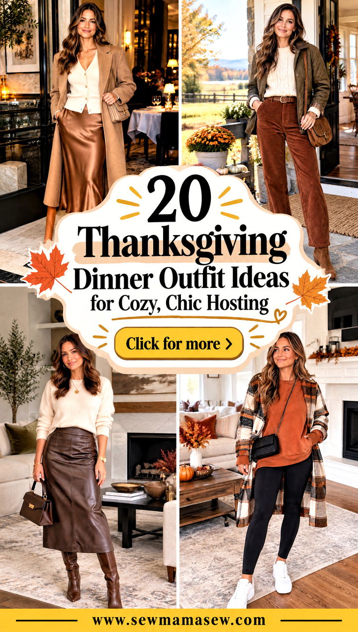 20 Thanksgiving Dinner Outfit Ideas for Cozy Chic Hosting - 20 Thanksgiving Dinner Outfit Ideas for Cozy, Chic Hosting