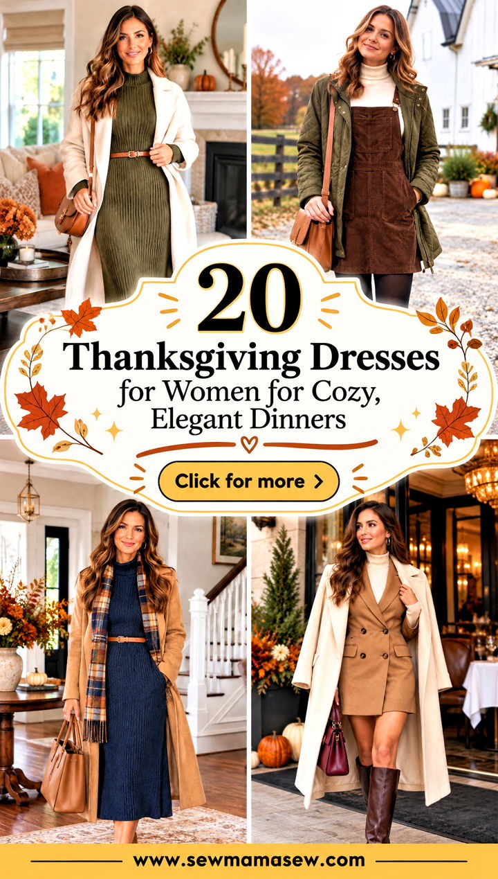 20 Thanksgiving Dresses for Women for Cozy Elegant Dinners - 20 Thanksgiving Dresses for Women for Cozy, Elegant Dinners