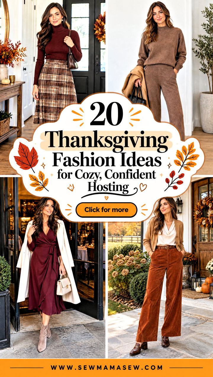 20 Thanksgiving Fashion Ideas for Cozy Confident Hosting - 20 Thanksgiving Fashion Ideas for Cozy, Confident Hosting