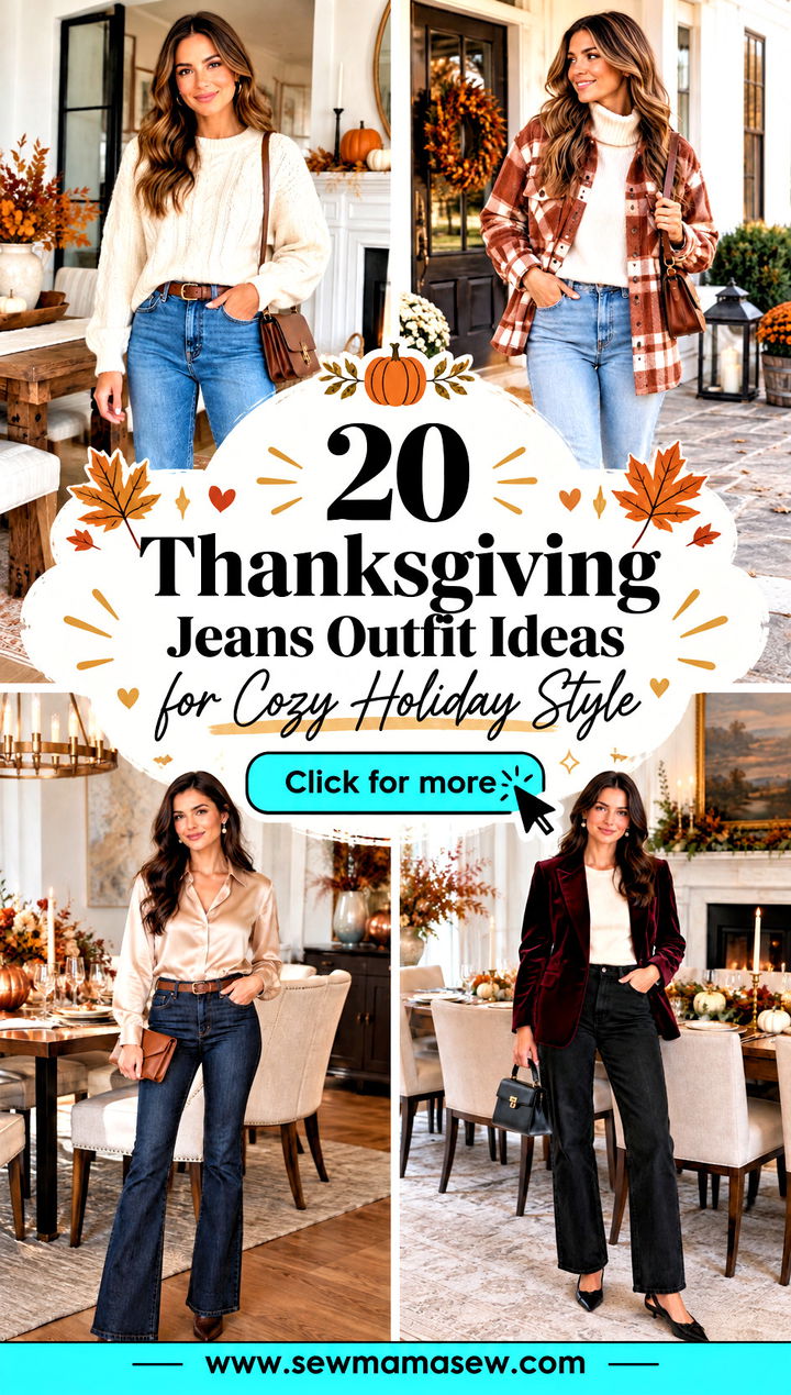 20 Thanksgiving Jeans Outfit Ideas for Cozy Holiday Style - 20 Thanksgiving Jeans Outfit Ideas for Cozy Holiday Style