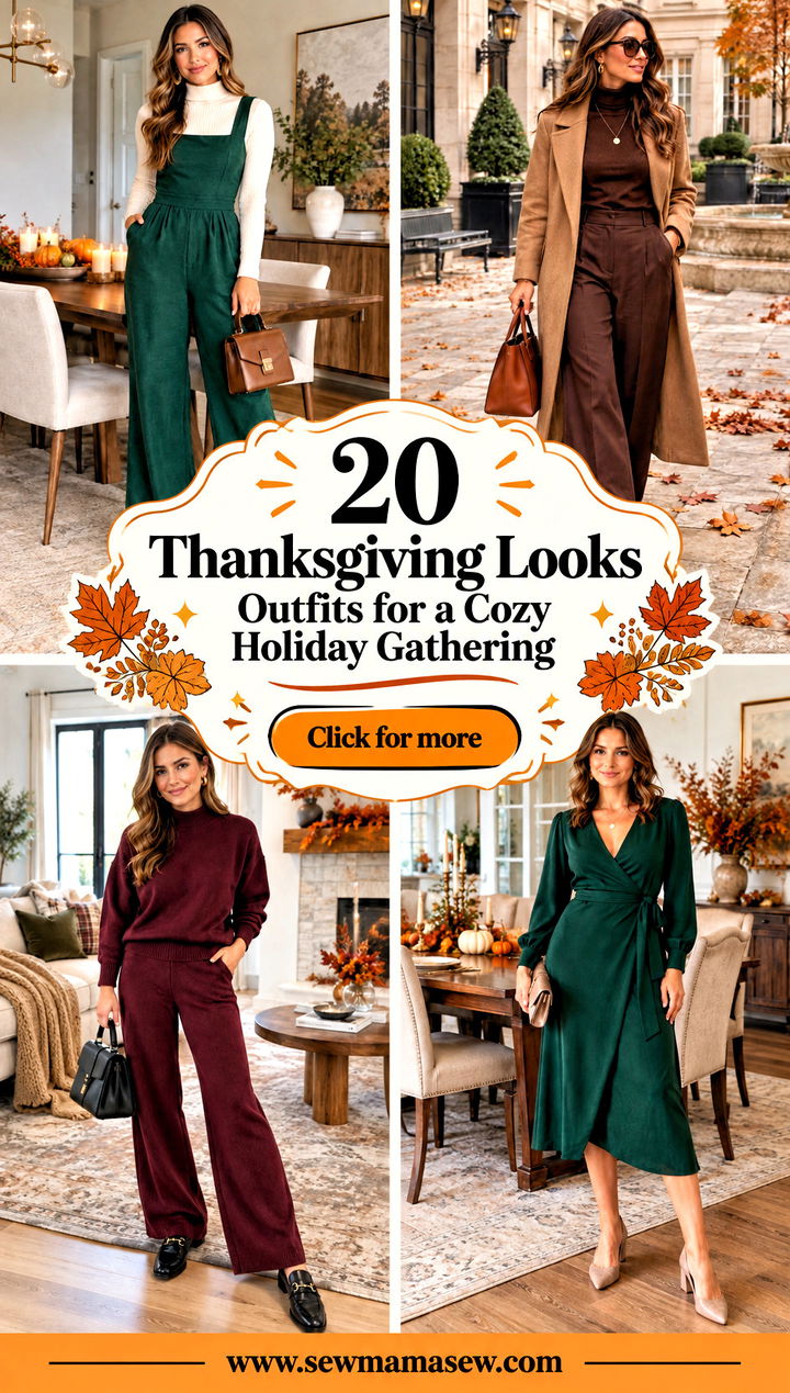 20 Thanksgiving Looks Outfits for a Cozy Holiday Gathering - 20 Thanksgiving Looks Outfits for a Cozy Holiday Gathering
