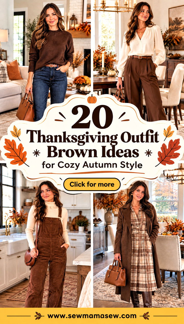20 Thanksgiving Outfit Brown Ideas for Cozy Autumn Style - 20 Thanksgiving Outfit Brown Ideas for Cozy Autumn Style
