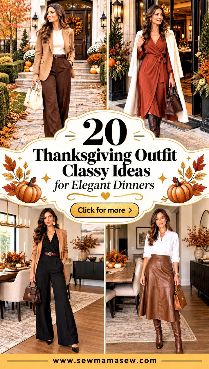 20 Thanksgiving Outfit Classy Ideas for Elegant Dinners - 20 Thanksgiving Outfit Classy Ideas for Elegant Dinners