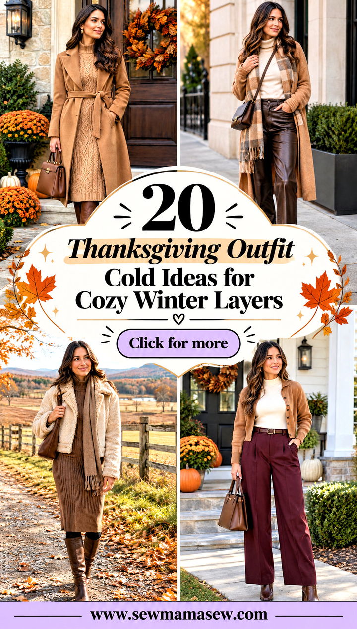 20 Thanksgiving Outfit Cold Ideas for Cozy Winter Layers - 20 Thanksgiving Outfit Cold Ideas for Cozy Winter Layers
