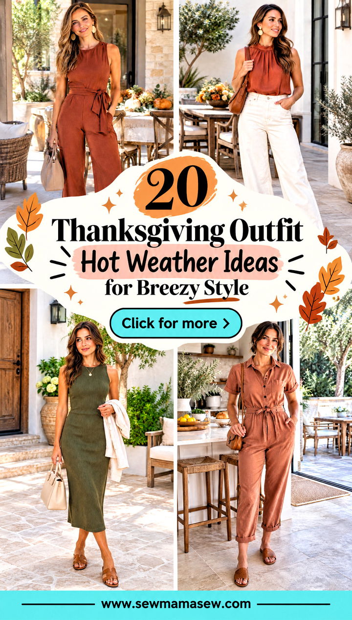 20 Thanksgiving Outfit Hot Weather Ideas for Breezy Style - 20 Thanksgiving Outfit Hot Weather Ideas for Breezy Style