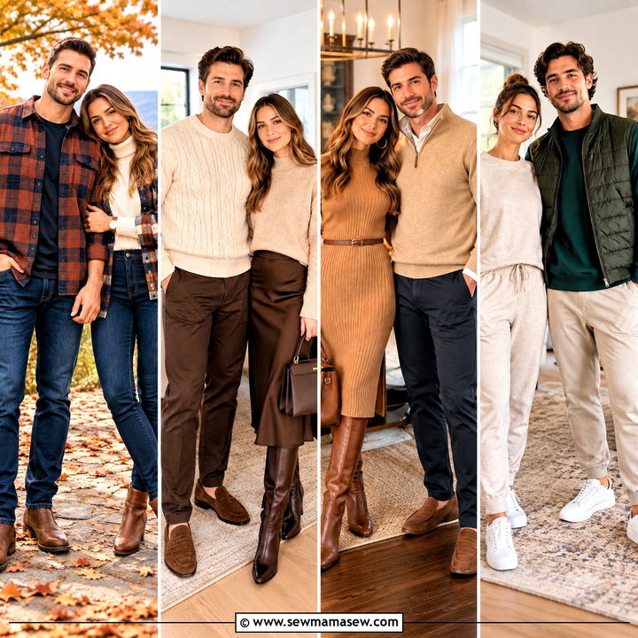 20 Thanksgiving Outfit Ideas for Couples for Cozy Dates
