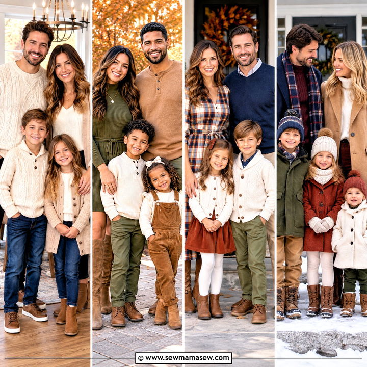 20 Thanksgiving Outfit Ideas for Family for Cozy Photos
